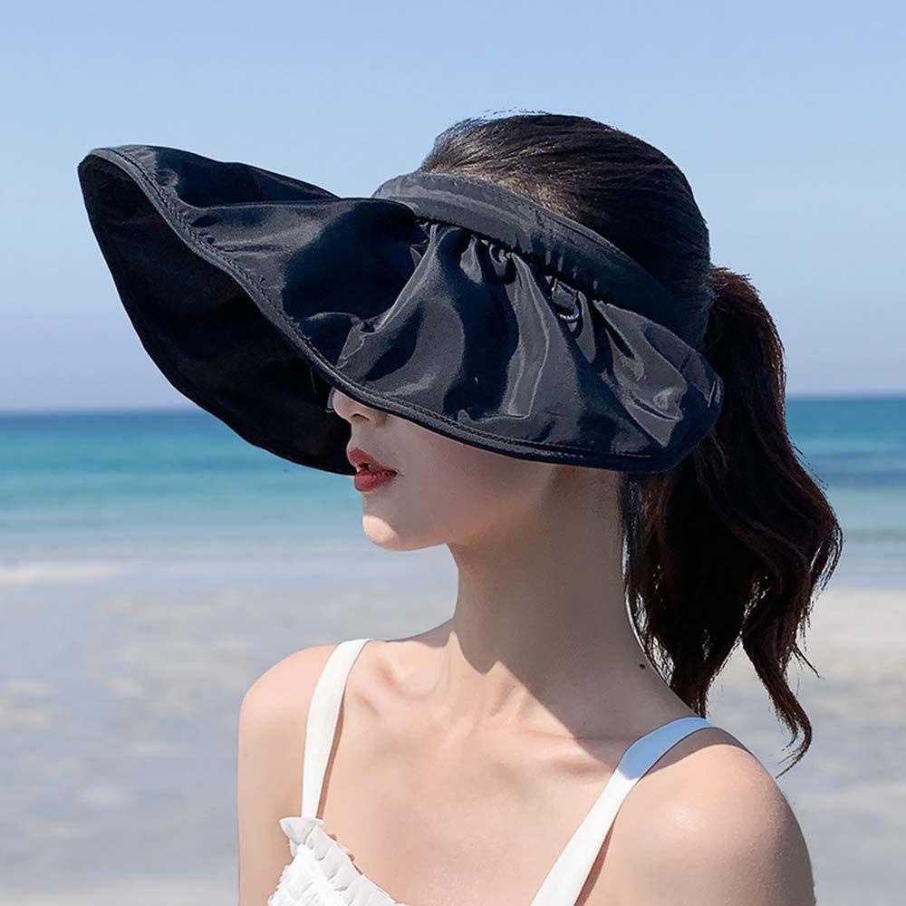 Mũ Lưỡi Trai Nửa Đầu Che Nắng Hai Chức Năng Chống Tia UV Thanh Lịch Mùa Hè Cho Nữ