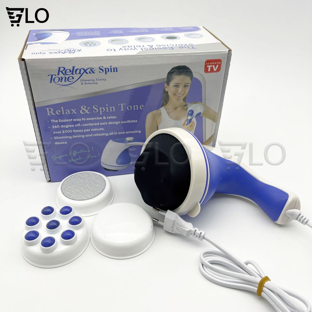 Máy Massage Cầm Tay Relax &amp; Spin Tone 5 Đầu