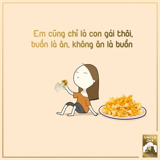 COMBO 10 GÓI BẮP UNCLE JAX KIỂU MỸ 45g ĐỦ VỊ