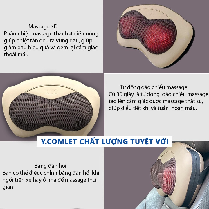 Gối Massager Cao Cấp Y.Comlet