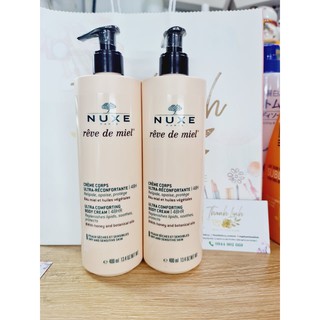 Kem dưỡng thể Nuxe ultra comforting body cream 48h đem lại mùi hương thơm mát và làn da siêu mịn màng 400ml