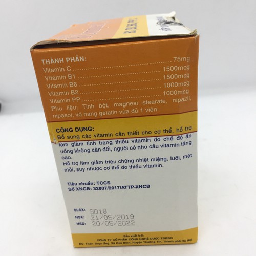 B Complex C - Bcomplex  Giúp tăng cường sức khỏe hiệu quả