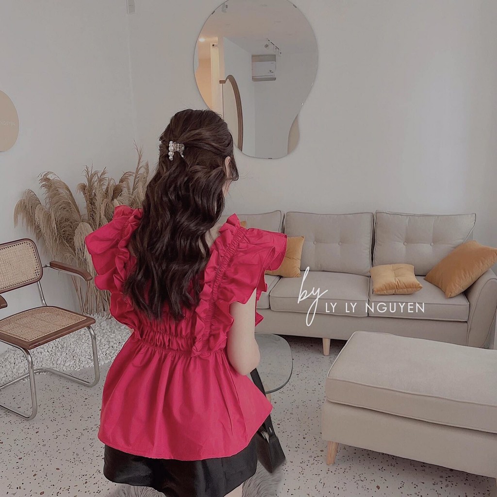 Sét Đồ Nữ ,Sét Áo Hồng Cánh Tiên Kèm Quần Soóc Đen Siêu Hót | BigBuy360 - bigbuy360.vn