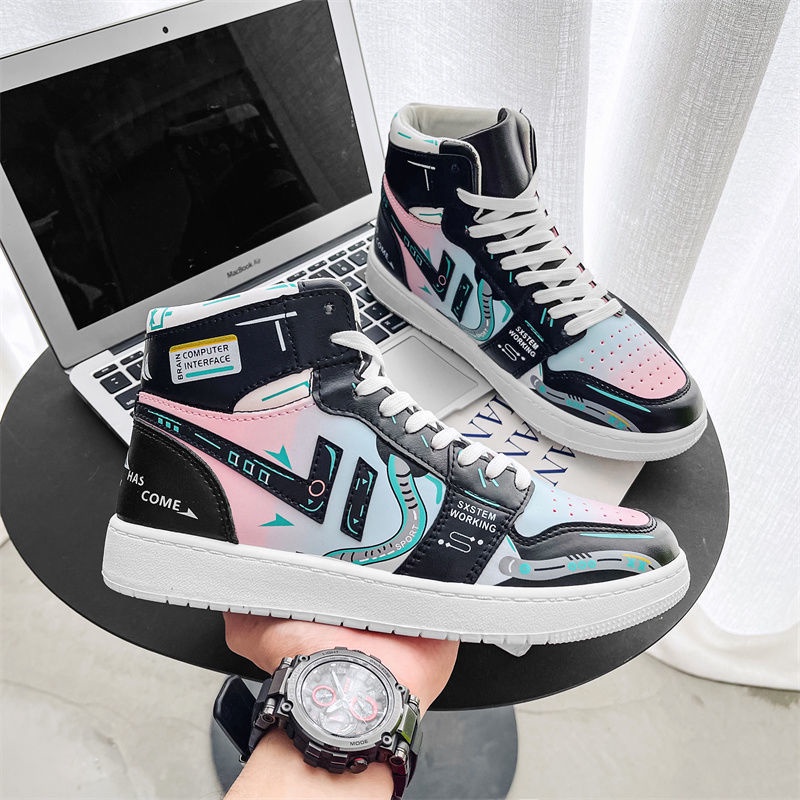 Giày Thể Thao Pixel Air Force Thời Trang Cho Nam 1 Giày Thể Thao Nam Cổ Cao Thời Trang Trẻ Trung
