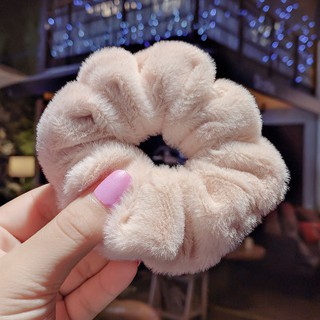 Cột tóc Scrunchies lông nhung mềm mịn dễ thương