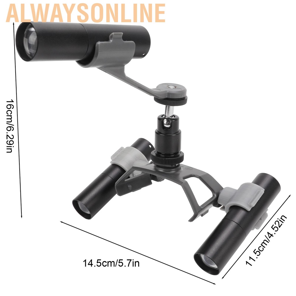 Alwaysonline Drone Light Flying Night Flashlight Anti-Collision Lighting LED