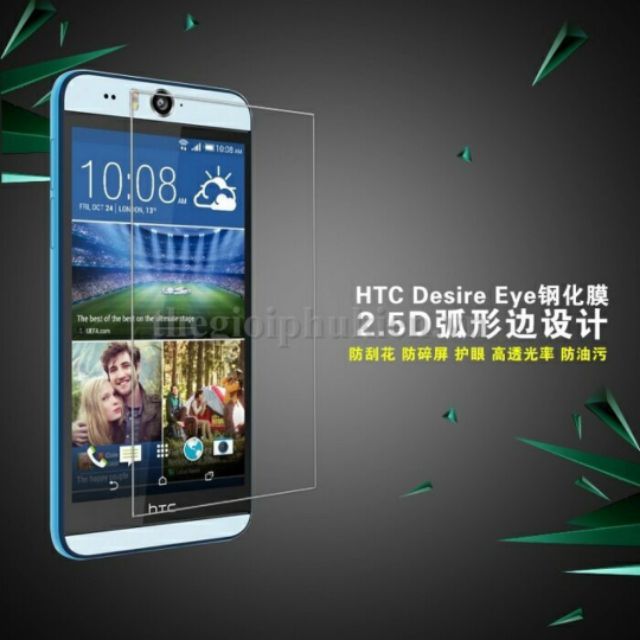 Bộ 3 dán kính cường lực 9H HTC Desire EYE trong suốt