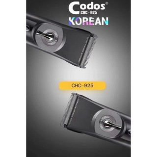 Tông đơ cắt tóc Codos 925 lưỡi sứ sắc bén máy êm khỏe.