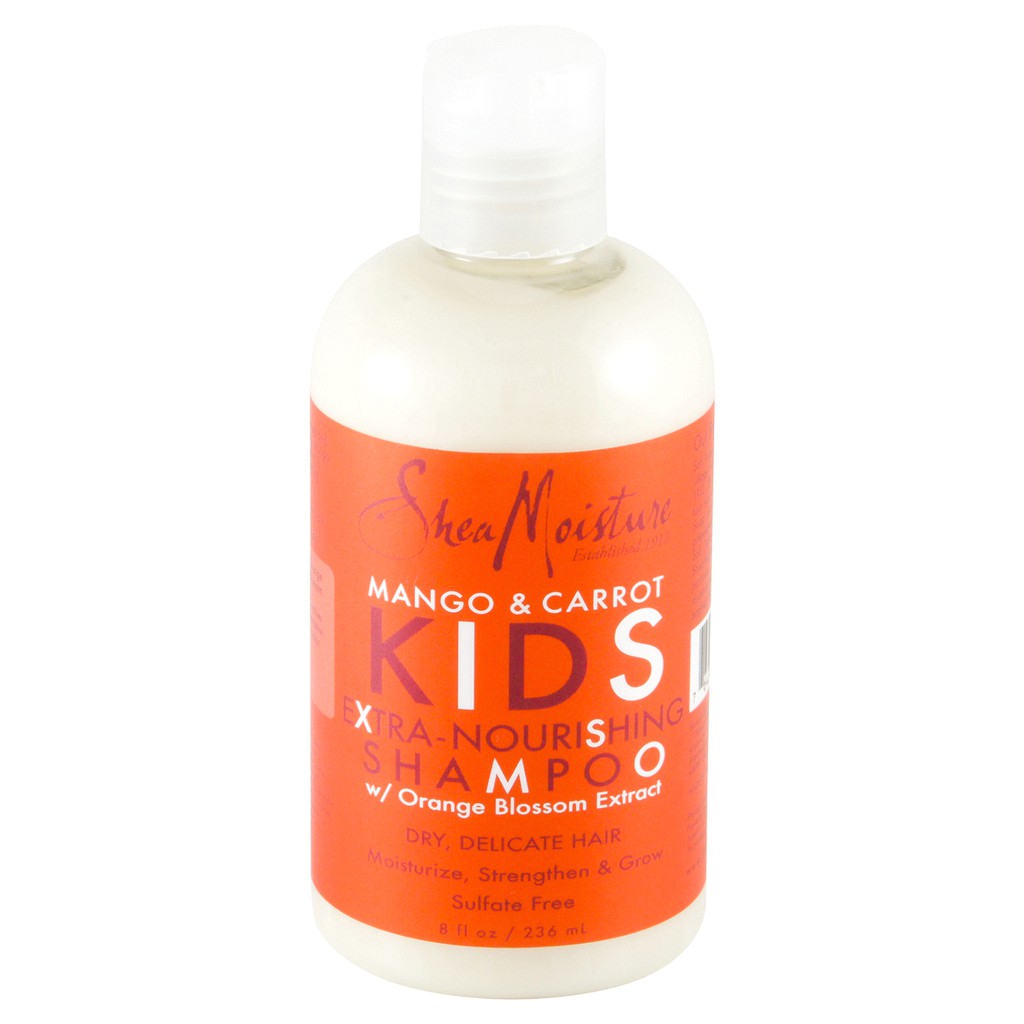 Bill US - DẦU GỘI VÀ XẢ TÓC CHO BÉ SHEA MOISTURE MANGO&amp;CARROT KIDS 237ML SheaMoisture