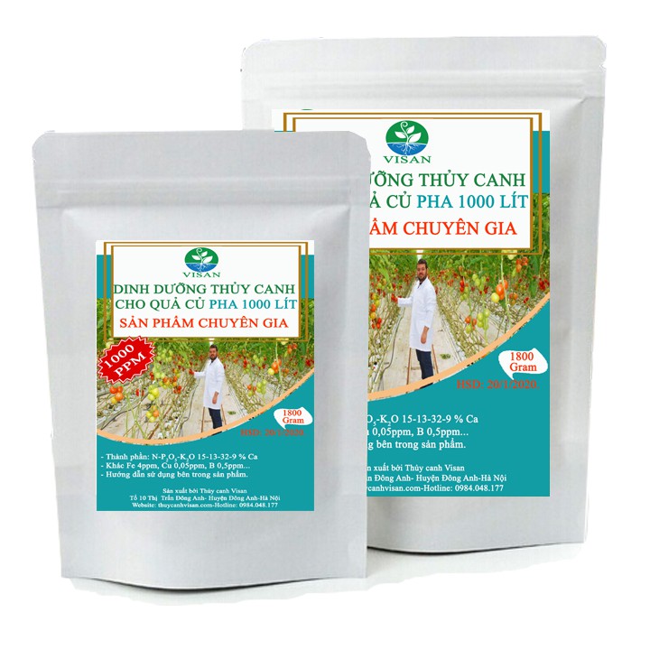 Dung dịch thủy canh 1000 LÍT 1000 PPM