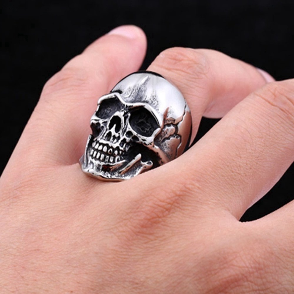 Nhẫn mạ bạc khắc họa tiết phong cách cổ điển