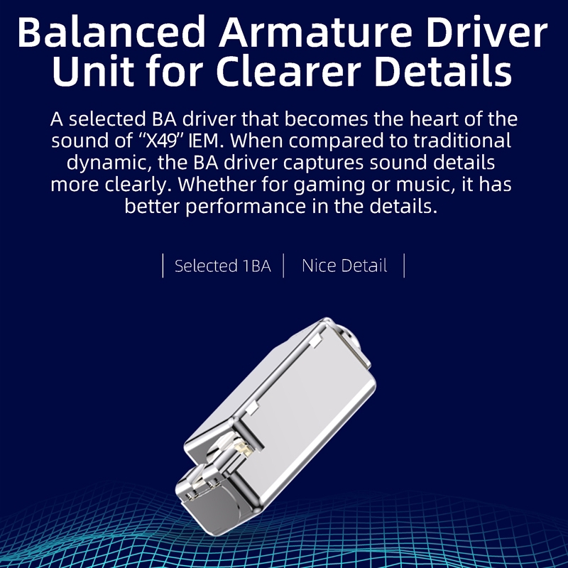 Tai nghe kim loại cân bằng âm thanh NICEHCK X49