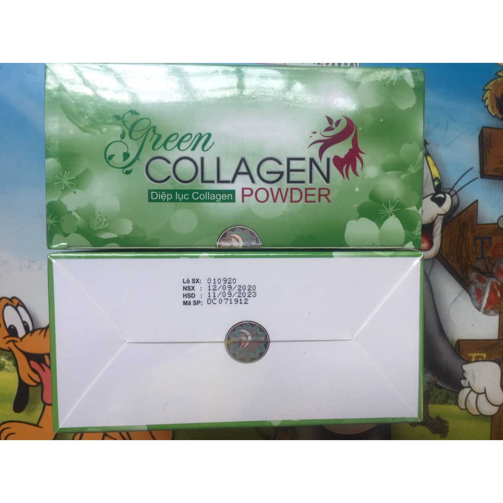 Diệp lục collagen hộp 30 gói