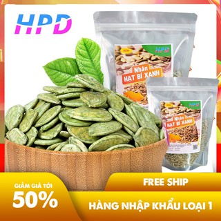 Nhân hạt bí xanh sấy chín nguyên chất - Siêu ăn vặt ngon ngậy, giòn ngon - đóng hộp