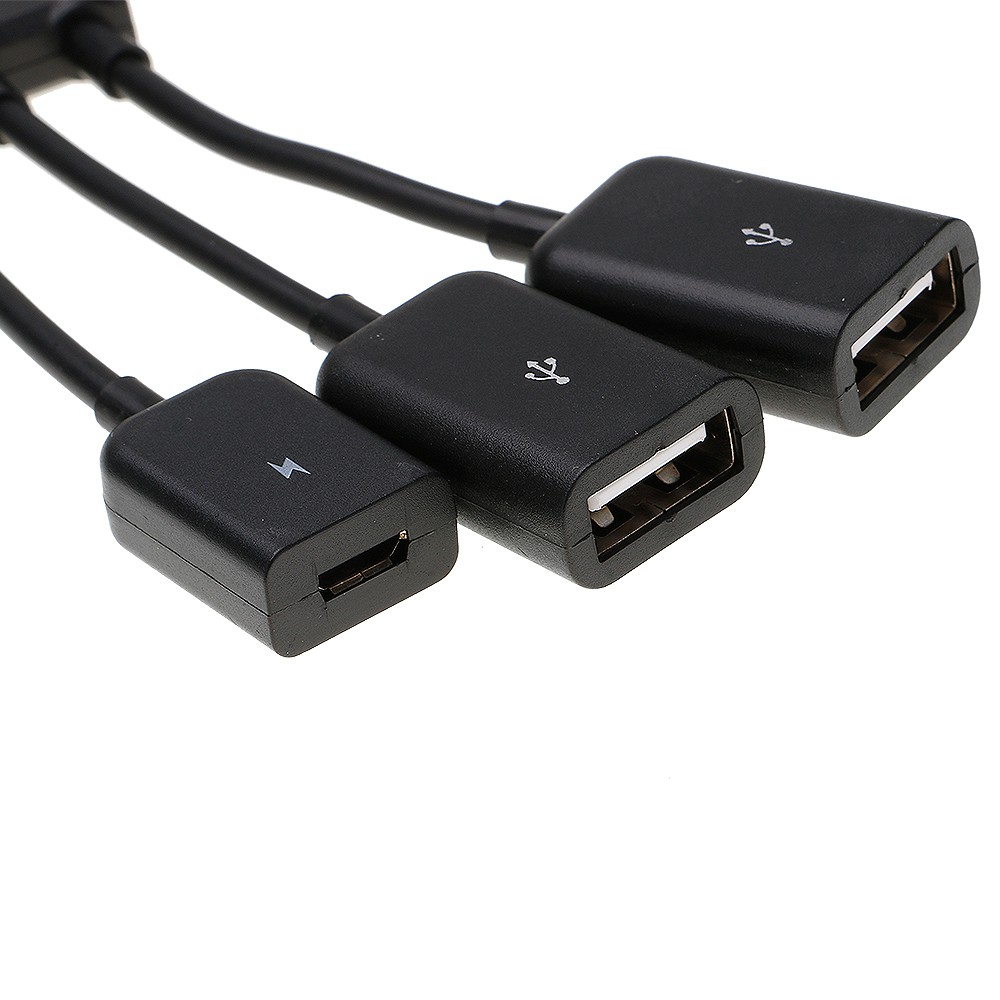 Bộ Chia 1 Cổng Micro Usb Sang 2 Cổng Usb 2.0