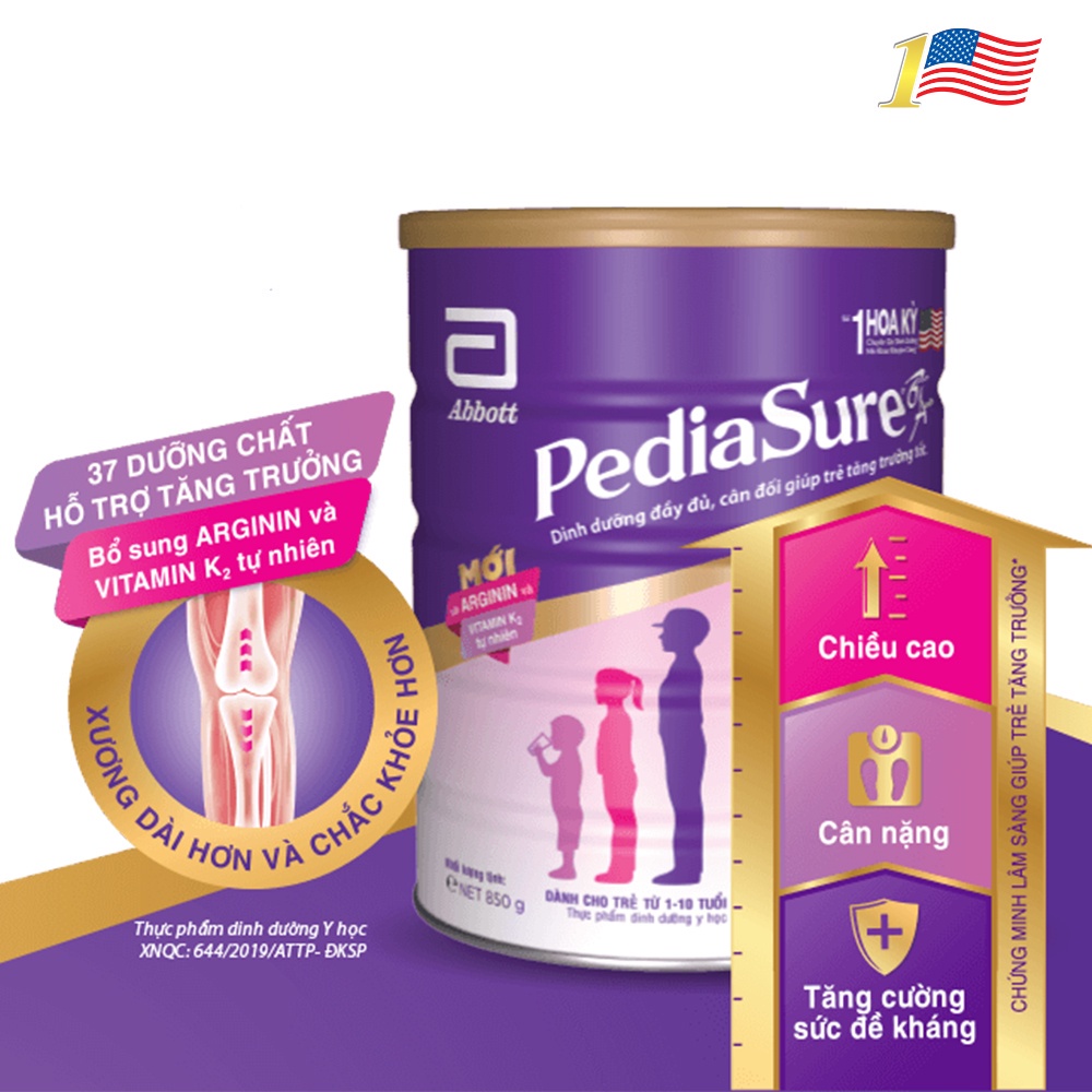 Sữa bột Pediasure 850g