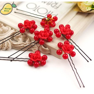 Trâm cài tóc hoa hồng
