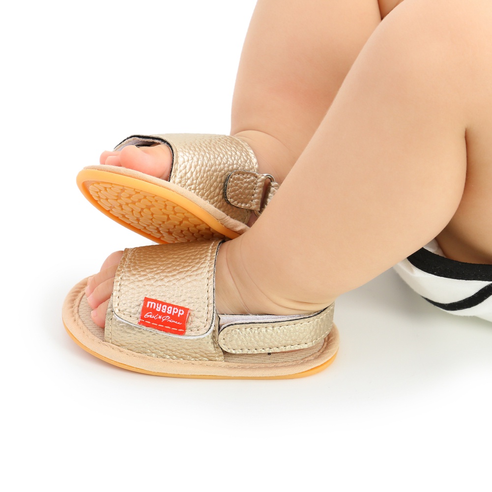 Giày Sandal Khóa Dán Chống Trượt Thời Trang Dành Cho Trẻ Sơ Sinh