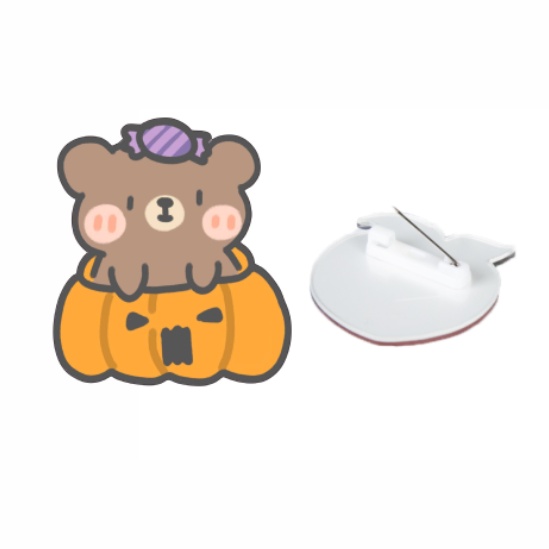 Ghim Cài Áo Bằng Acrylic Thiết Kế Hình Hoạt Hình Sáng Tạo Dễ Thương