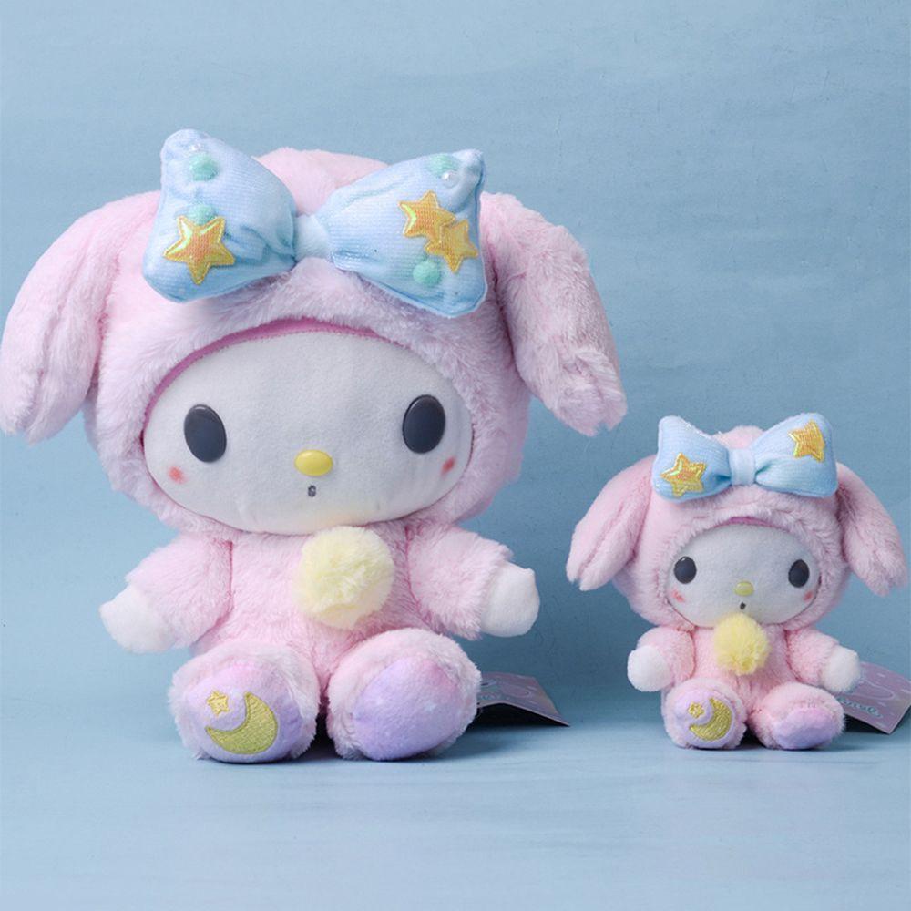 LANFY Kuromi Đồ chơi nhồi bông Mềm Mại Treo Móc Khóa / Túi Xách Hình Melody / Mèo Melody Đáng Yêu