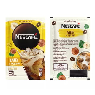 Cà phê hòa tan NESCAFÉ Latte Sữa Hạt (Hộp 10 gói x 24g)