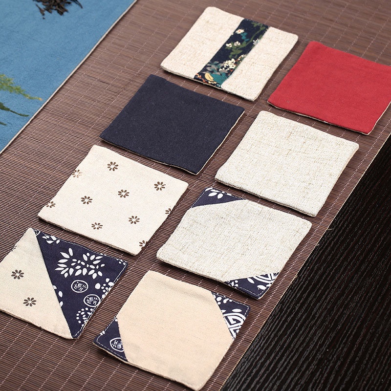 Miếng Lót Tách Trà Cách Nhiệt 10*10cm