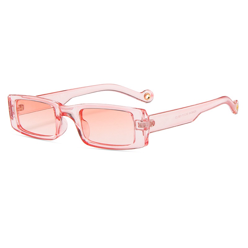 Kính mát gọng chữ nhật phong cách Retro phương Tây cho nữ