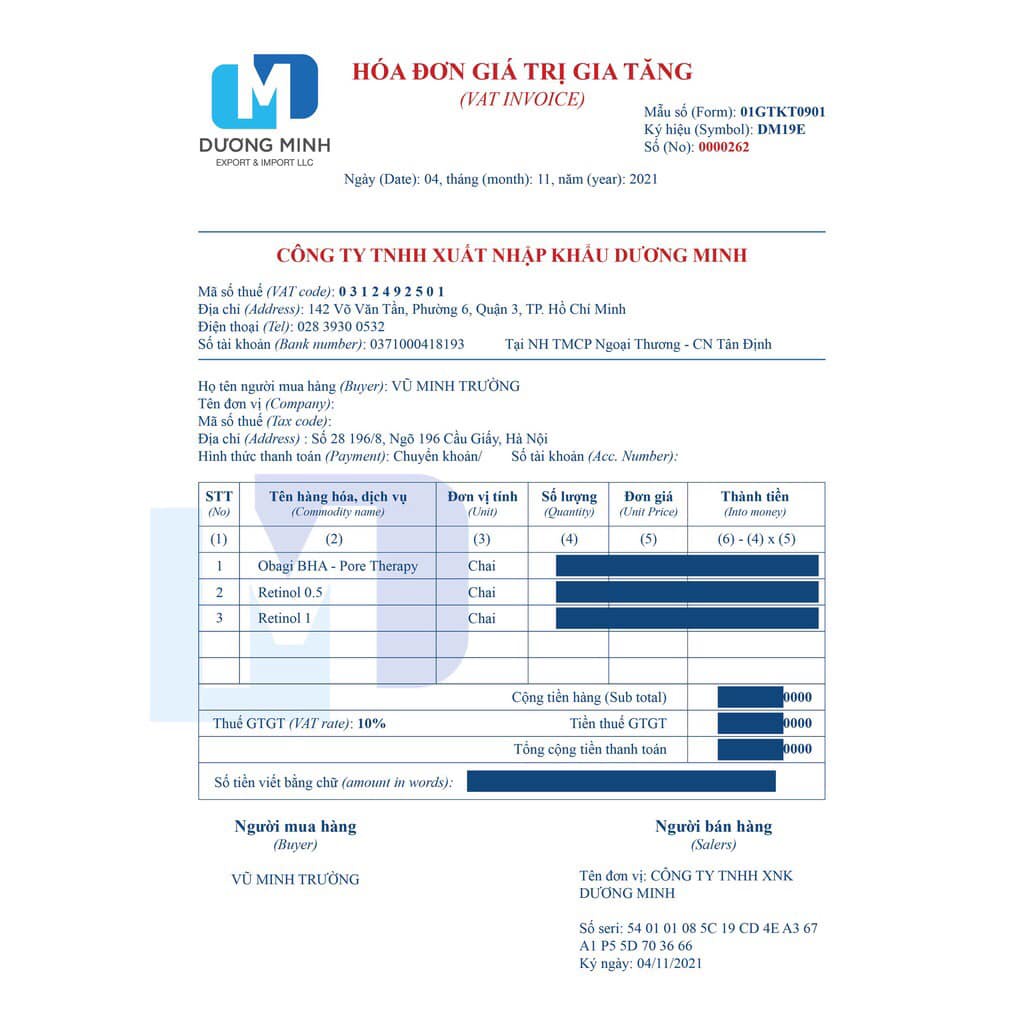 Kem trẻ hoá làn da Retinol Obagi 0.5 và Retinol 1.0 SeeMe Beauty SC-011