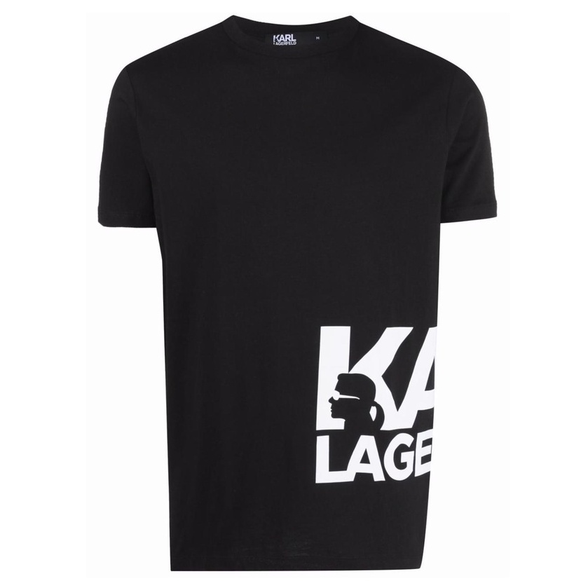 Áo Thun Tay Ngắn In logo KARL LAGERFELD Đơn Giản Thoáng Khí Thời Trang Cho Nam Và Nữ