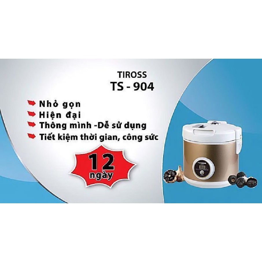 Máy làm tỏi đen Tiross TS904 (Nâu)- Hàng chính hãng