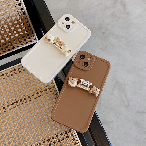 Vivo Y21T Y33S Y21S Y20 Y20i Y20SG Y12A Y12S Y21 2021 Y17 Y15S Y15A Y15 Y12 Y50 Y30 Y30i Y20SG Y19 Y72 Y52 Y76 5G Y91 Y51 Y31 Y53S 4G Y91i Y93 Y95 V23 V23E V21E V21 V20 S1 Pro Y85 V9 Youth V15 V11i Cute Bear Fine hole Soft Case Brown Candy GirL TY 18