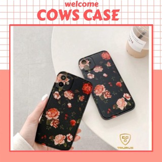 Ốp hoa hồng nền đen cho iphone 12 pro max/12 pro/ iphone 11promax/ iphone 11/ iphone Xsmax
