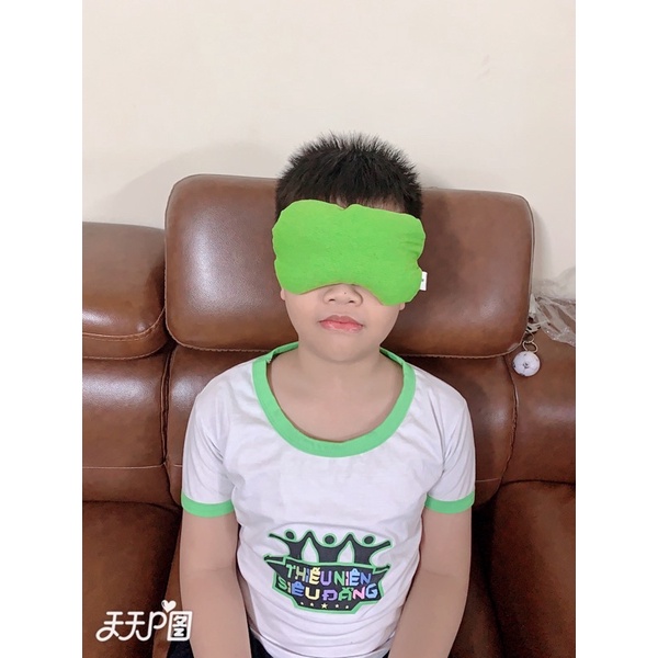 CHƯỜM MẮT NÓNG LẠNH BẰNG NGẢI CỨU màu xanh