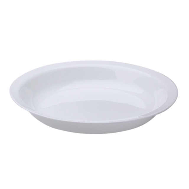 Dĩa Soup 26cm sâu lòng Thủy Tinh Mỹ Corelle Winter Frost White 105756