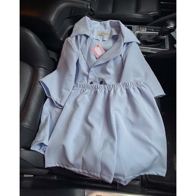 Set blazer cộc tay 1 lớp nhiều màu siêu xinh