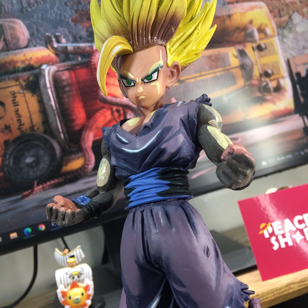 Mô hình Gohan 2D Dragon Ball Z  22Cm Anime Manga Bảy viên ngọc rồng Decor trang trí bàn học bàn làm việc phòng ngủ MH29