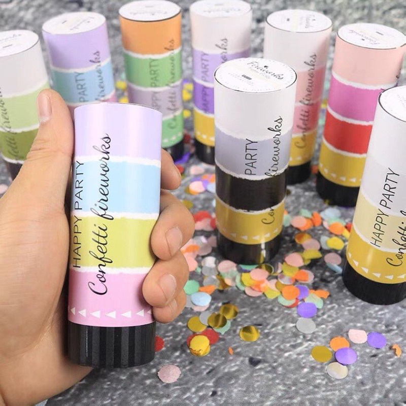 PHÁO GIẤY  PHỤT KIM TUYẾN dành cho tiệc sinh nhật,đám cưới ,tiệc party,tết,khai trương