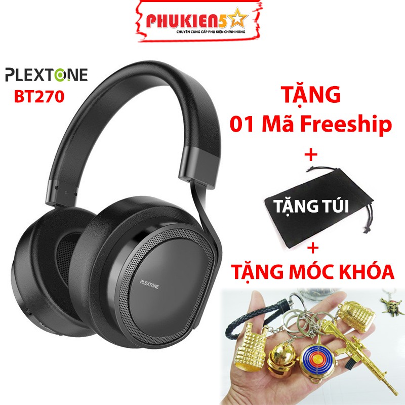 Tai nghe bluetooth Plextone BT270 không dây - ôm khít và êm tai