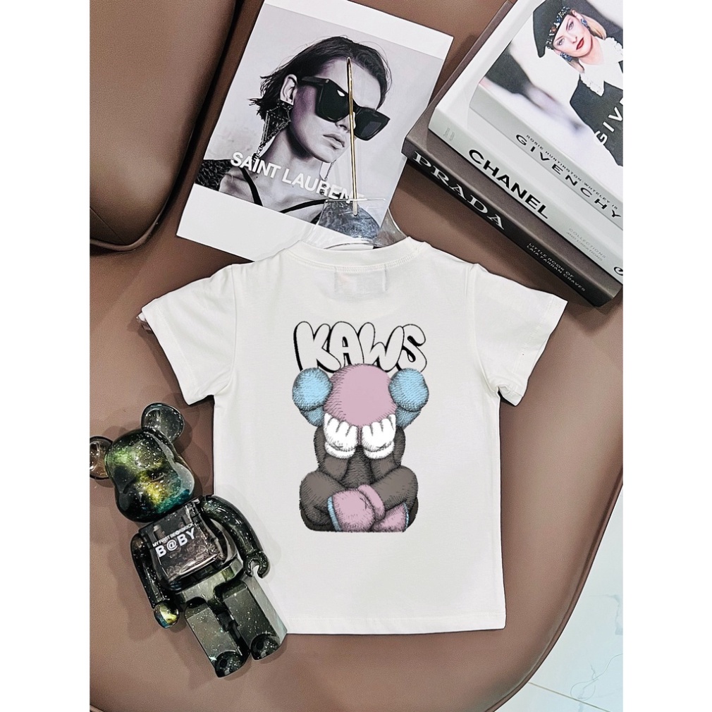 Áo thun tay lỡ Kaw new cho bé , áo phông trẻ em unisex , TP KIDs MSP 1245