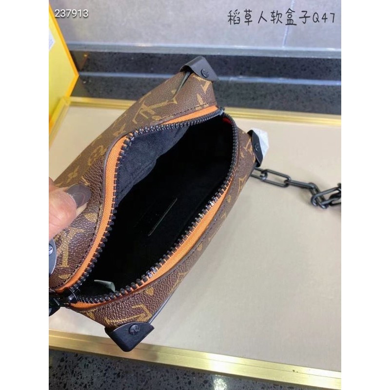 Túi đeo chéo dạng hộp LV cao cấp