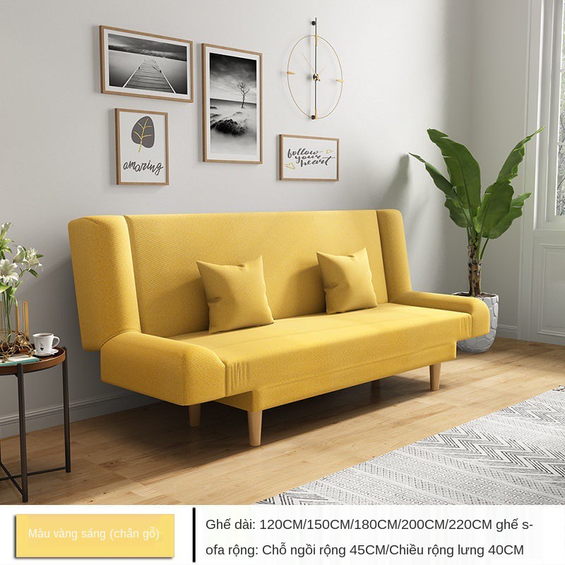 Ghế sofa lười căn hộ nhỏ có thể gấp lại phòng khách ban công ngủ giường đôi <