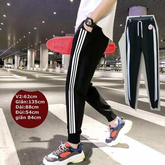 quần 3 sọc cao cấp bigsize nam nữ | BigBuy360 - bigbuy360.vn