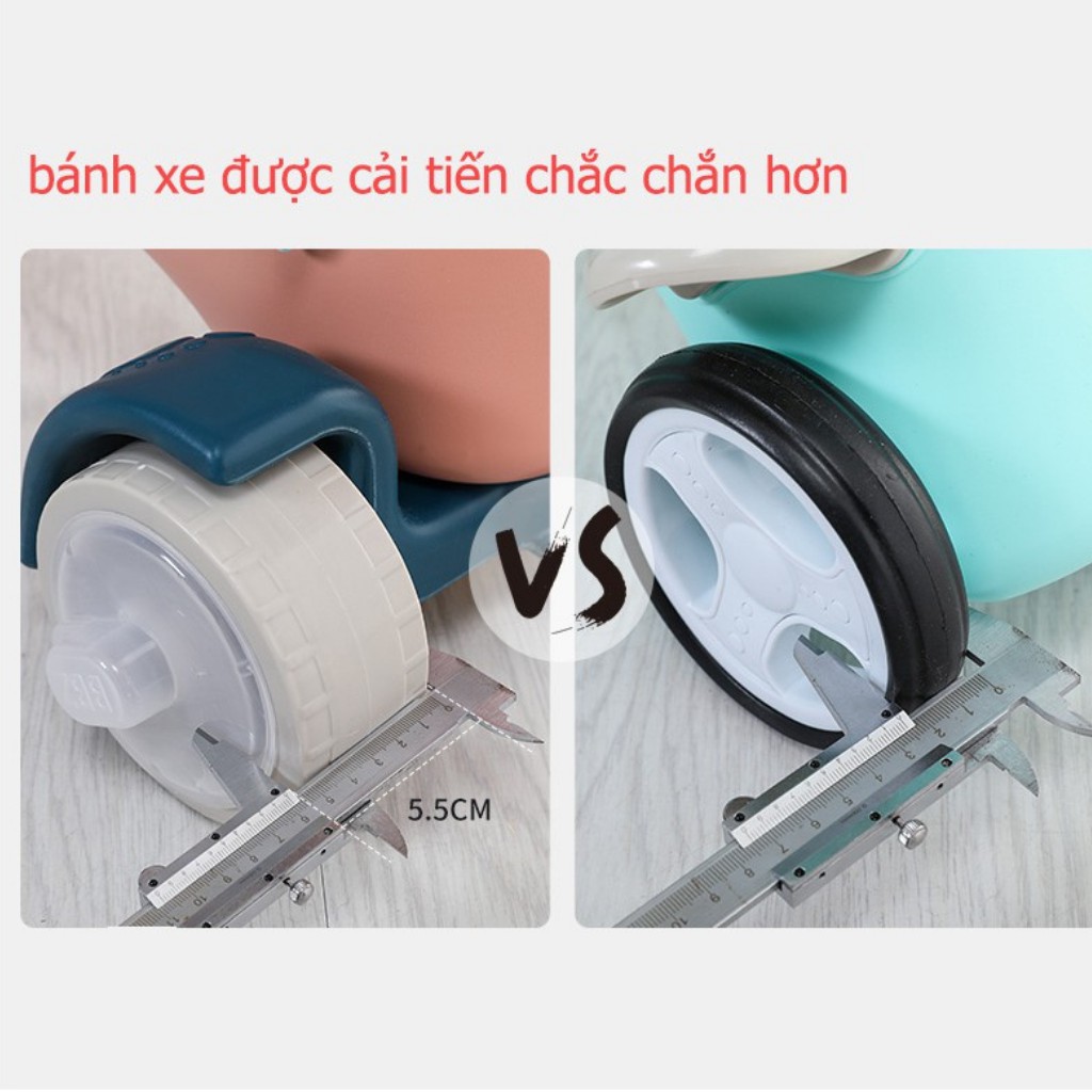 Ngựa bập bênh 3 in 1 đa năng cao cấp cho bé (bập bênh, xe chòi chân, xe đẩy)