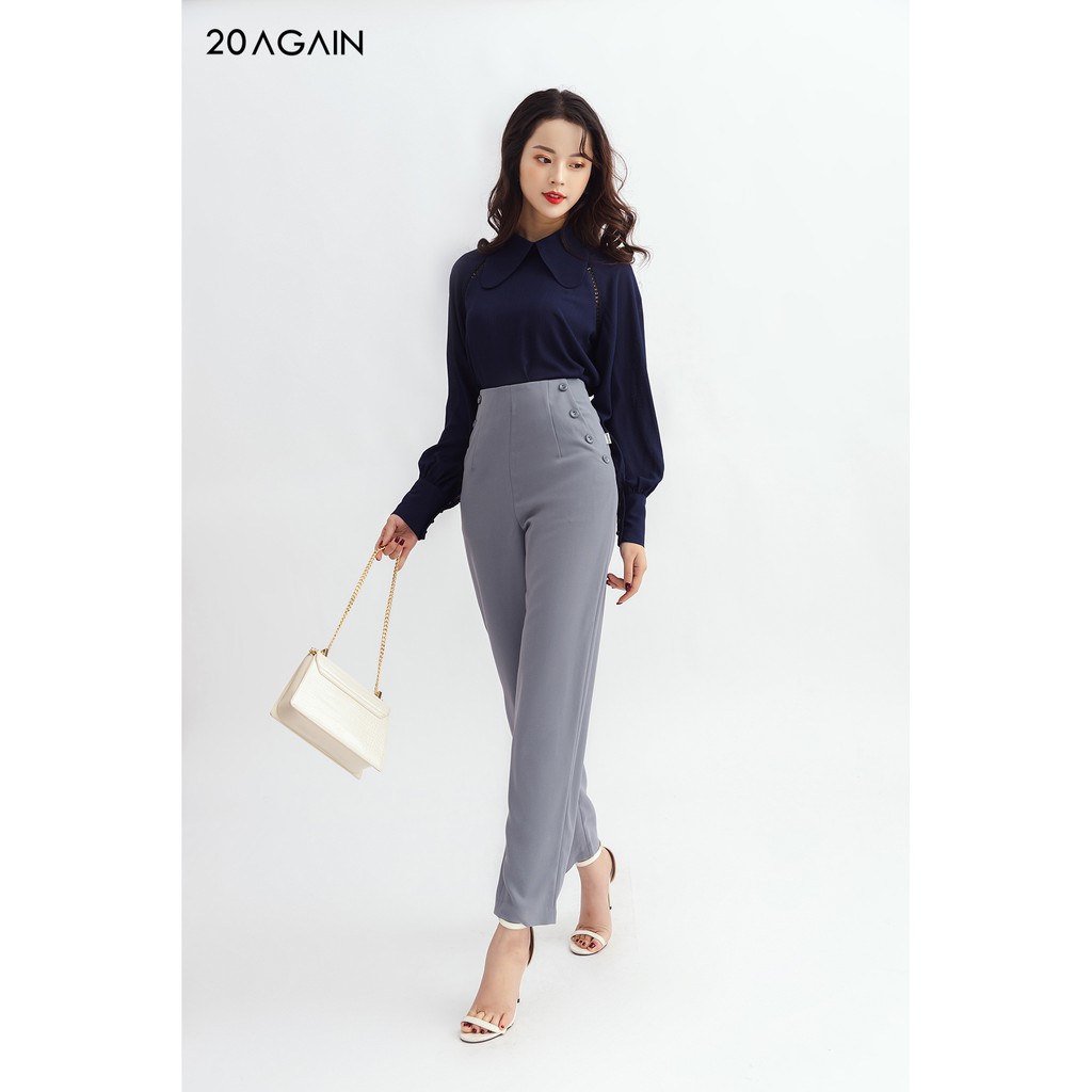 Quần baggy túi đính cúc 20AGAIN - QAA0986 | BigBuy360 - bigbuy360.vn