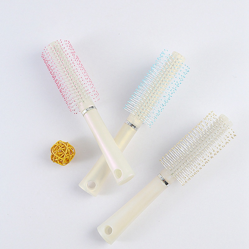 [Hàng mới về] Lược tròn chải tóc bằng nhựa chuyên dụng cho salon