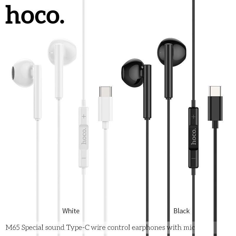 TAI NGHE HOCO M65 TYPE-C | ÂM THANH SỐNG ĐỘNG - Kết Nối Chân Type C - Chiều Dài Dây 1m2 - NGHE LÀ THÍCH