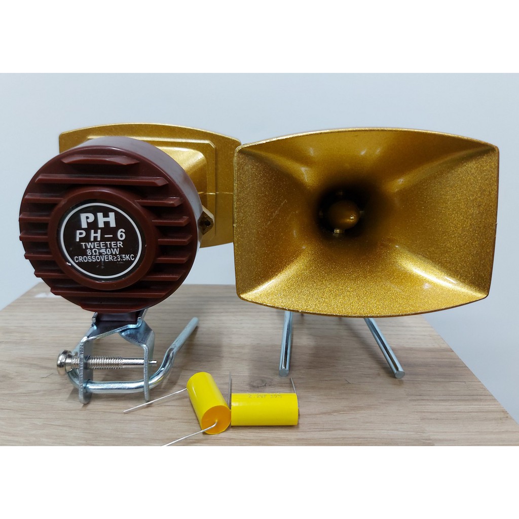 1 Đôi loa Treble Karaoke cao cấp PH-6 vàng