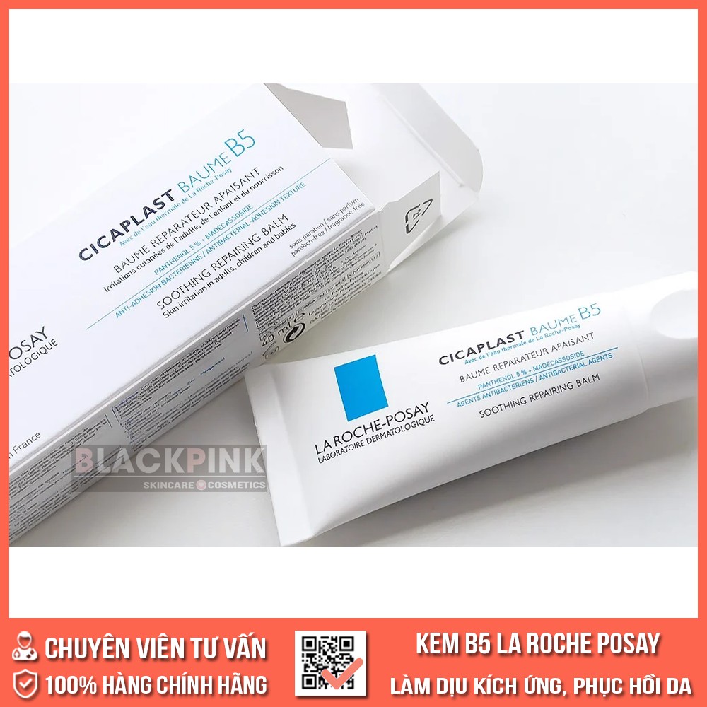 Kem dưỡng Cicaplast Baume B5 La Roche Posay 40ml, phục hồi cấp ẩm tái tạo da, hàng công ty phân phối