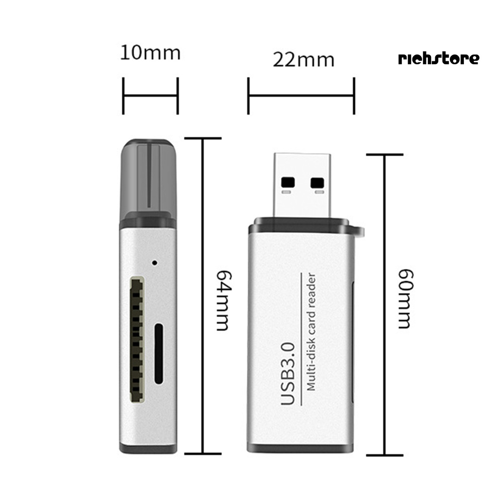 Đầu Đọc Thẻ Nhớ Usb 3.0 Cỡ Lớn Tiện Dụng Cho Laptop / Máy Tính | BigBuy360 - bigbuy360.vn