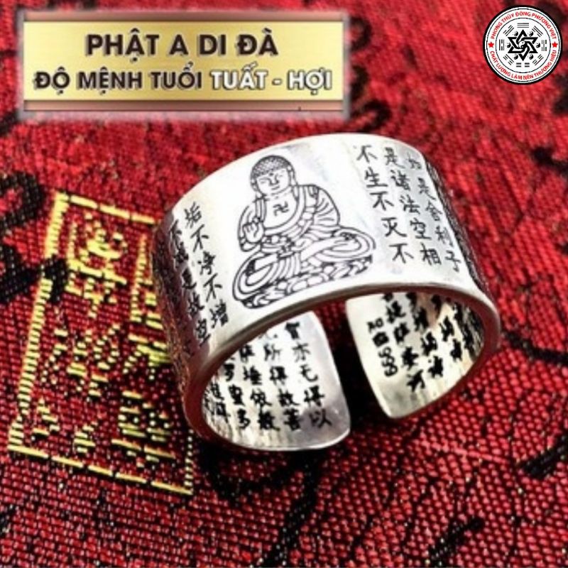 Nhẫn Bản Mệnh Bát Nhã Tâm Kinh - Tuổi Tuất - Hợi - Đông Phương Việt